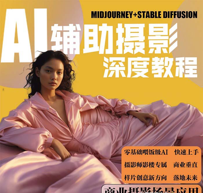 2024年AI辅助摄影人工智能商业应用摄影课程（37节课）-创淘项目网
