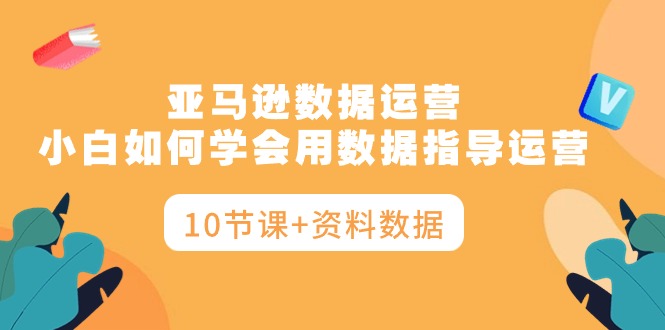 亚马逊运营秘籍：小白如何学会用数据指导运营，让你告别盲目决策（10节课+资料数据）-创淘项目网