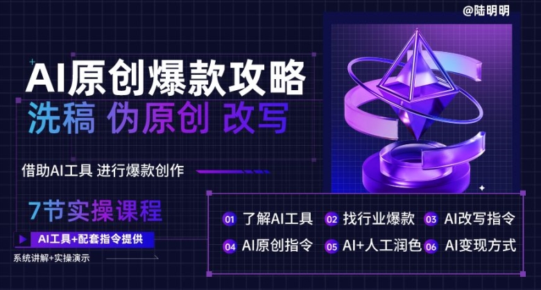 AI文案创作攻略，洗稿改写技巧全揭秘，轻松创作万款爆款文案指南-创淘项目网