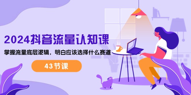 2024抖音流量·认知课：掌握流量底层逻辑，明白应该选择什么赛道 (43节课)-创淘项目网