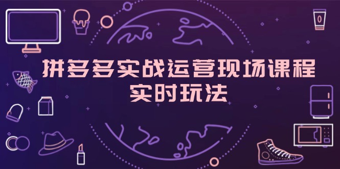拼多多实战运营现场课程，实时玩法，爆款打造，选品、规则解析-创淘项目网
