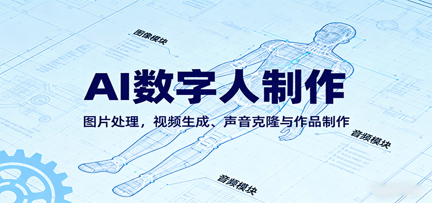 AI永生数字人制作教程:图片处理,视频生成、声音克隆与作品制作 AI永生数字人制作教程:图片处理,视频生成、声音克隆与作品制作
